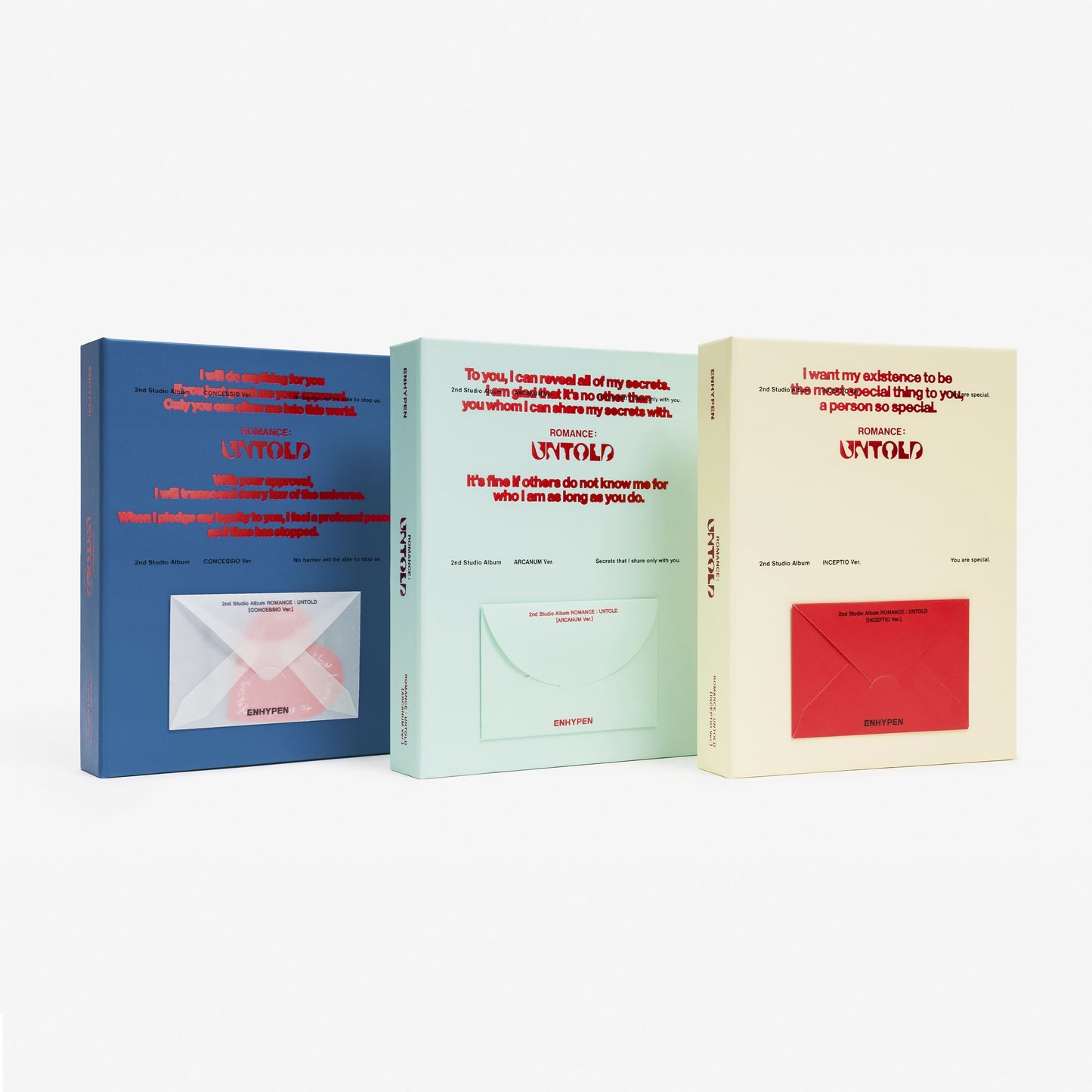 ENHYPEN – ROMANCE : UNTOLD (2nd Album) – Photobook Ver. (INCEPTIO / ARCANUM / CONCESSIO)