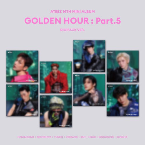 ATEEZ – GOLDEN HOUR : Part.5 (14th Mini Album) – Digipack Ver.
