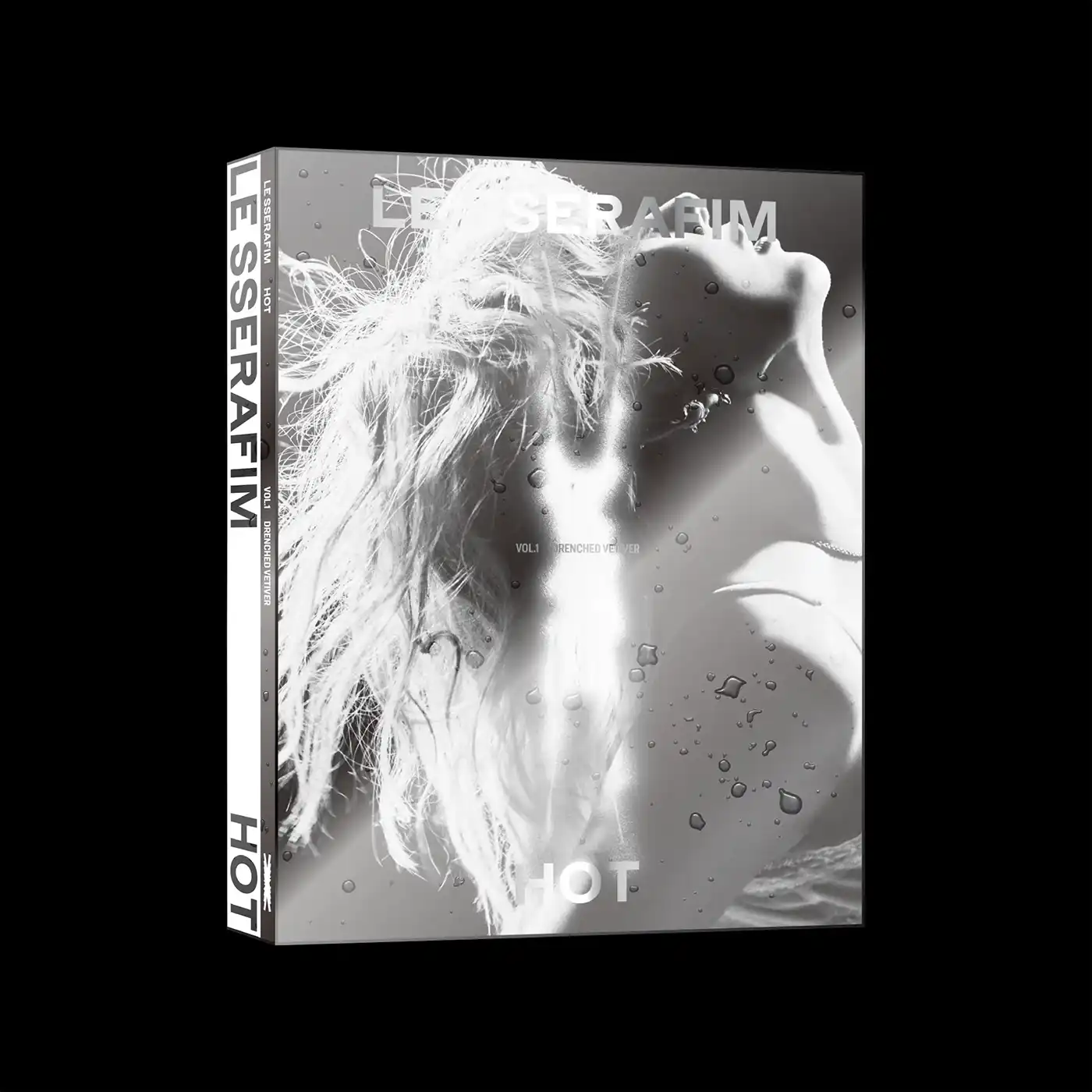 LE SSERAFIM – HOT (5th Mini Album) – Vol.1 DRENCHED VETIVER Ver. / Vol.2 TANNED GUAIAC Ver. / Vol.3 BLEACHED AURA Ver.