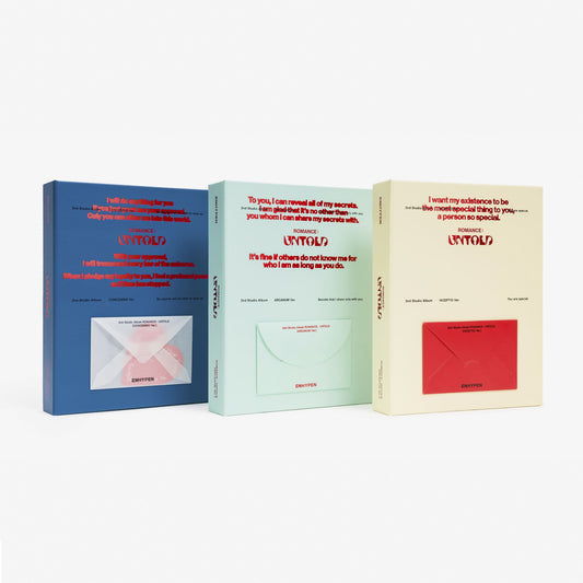 ENHYPEN – ROMANCE : UNTOLD (2nd Album) – Photobook Ver. (INCEPTIO / ARCANUM / CONCESSIO)
