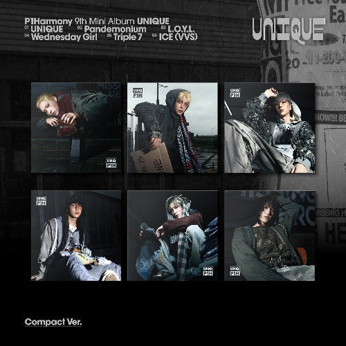 P1Harmony – UNIQUE (9th Mini Album) – Compact Ver.
