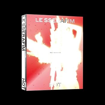 LE SSERAFIM – HOT (5th Mini Album) – Vol.1 DRENCHED VETIVER Ver. / Vol.2 TANNED GUAIAC Ver. / Vol.3 BLEACHED AURA Ver.