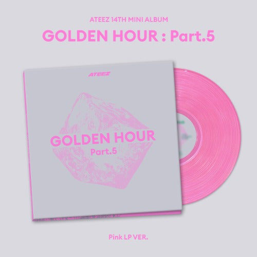ATEEZ – GOLDEN HOUR : Part.5 (14th Mini Album) – Pink LP Ver.