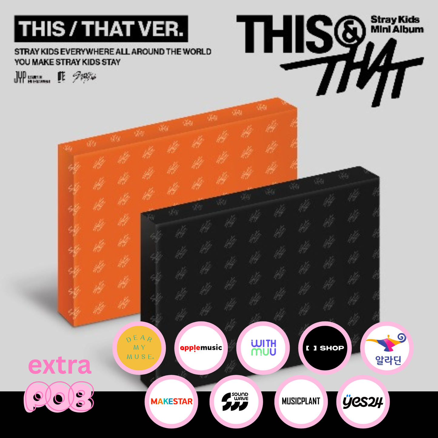 (POB) Stray Kids – THIS & THAT (10th Mini Album) – THIS Ver. / THAT Ver.