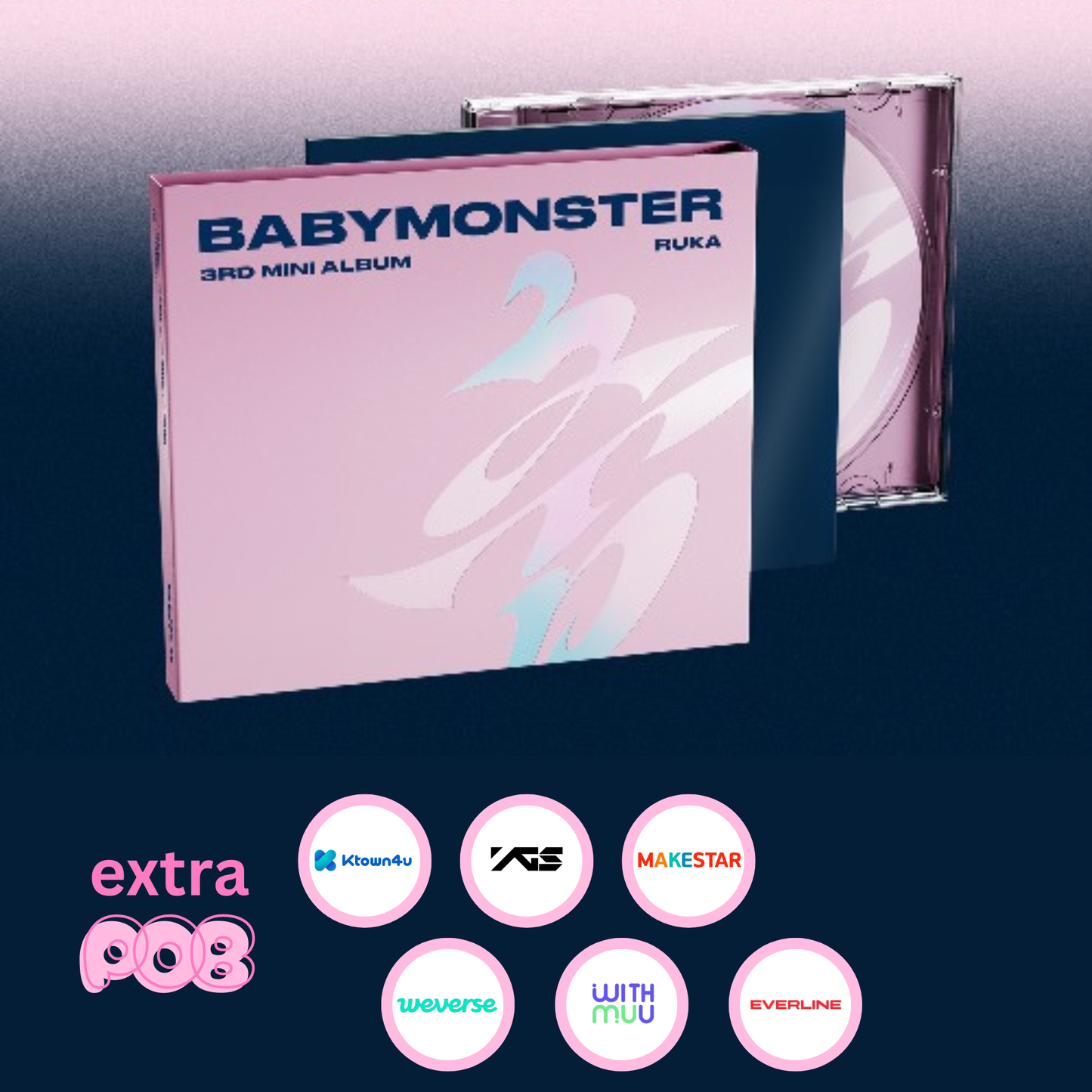 BABYMONSTER – CHOOM (3rd Mini Album) – Jewel Ver. - random members