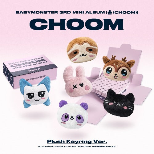 BABYMONSTER – CHOOM (3rd Mini Album) – Plush Keyring Ver.